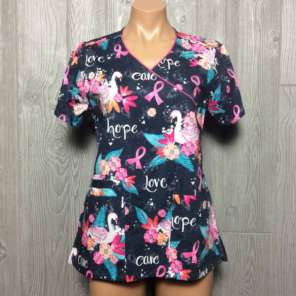 New Brest Cancer Awareness with Pretty Swan Scrub